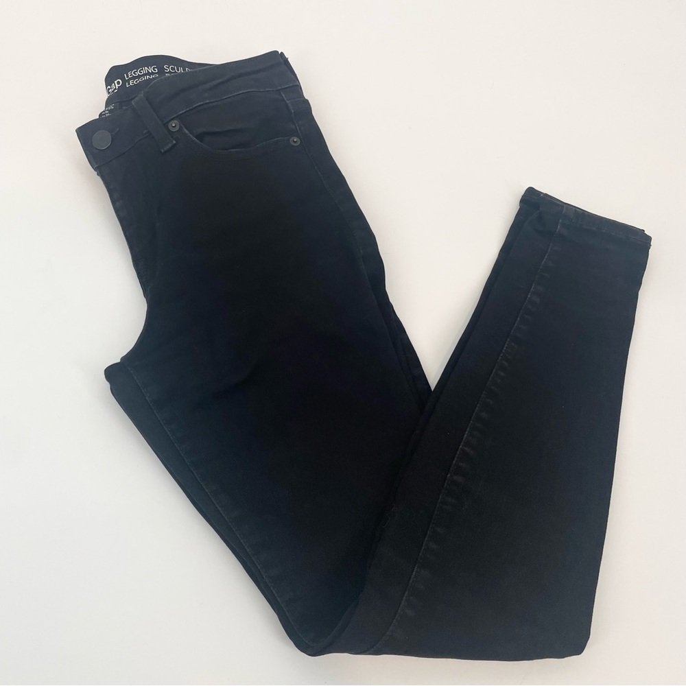 Gap Black Sculpted Legging Skinny Jeans